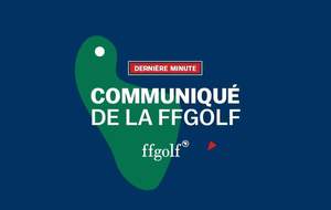 Réaction de la ffgolf au discours du Premier ministre Édouard Philippe