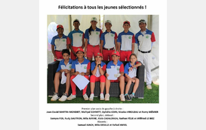 SÉLECTION 2020 - PÔLE RÉGIONAL RÉUNION