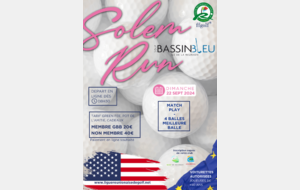 Solem Run 2024 dimanche 22 septembre Golf du Bassin Bleu