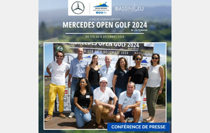 MOGR 2024 / CONFERENCE DE PRESSE GOLF DU BASSIN BLEU