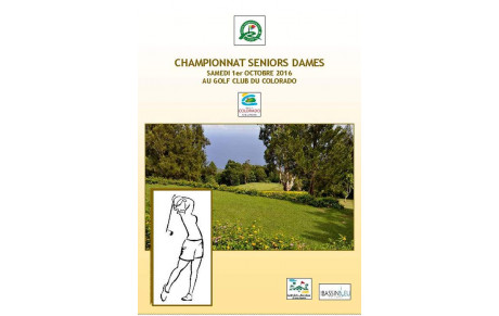 CHAMPIONNAT SENIORS DAMES : LE 1er OCTOBRE AU COLORADO