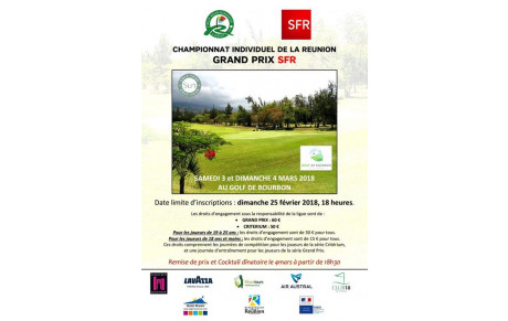 ANNULATION GRAND PRIX SFR 2018 (CHAMPIONNAT INDIVIDUEL DE LA REUNION)