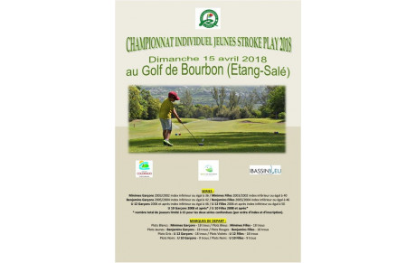 CHAMPIONNAT INDIVIDUEL JEUNES STROKE PLAY 2018