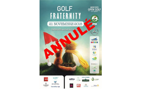 MERCEDES OPEN GOLF DE LA REUNION 2018 &quot; GOLF FRATERNITY &quot; ANNULE