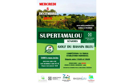 SUPERTAMALOU 2018 MERCREDI 5 DECEMBRE AU GOLF DU BASSIN BLEU