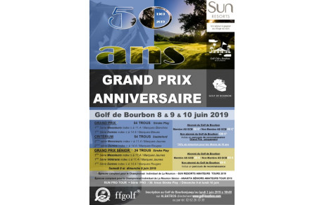 GRAND PRIX ANNIVERSAIRE DE BOURBON 8-9-10 juin 2019 LES DEPARTS TOUR 1 