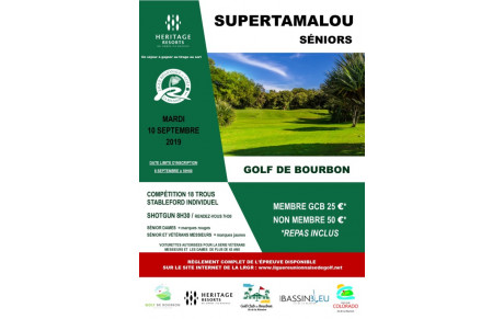 SUPERTAMALOU AU GOLF DE BOURBON MARDI 10 SEPTEMBRE 2019 LES RESULTATS