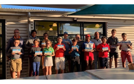 TROPHEE INTER ECOLE DE GOLF MERCREDI 18 SEPTEMBRE 2019 AU GOLF CLUB DU COLORADO LES RESULTATS