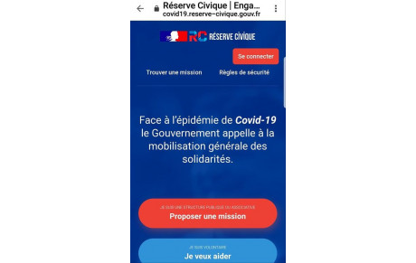 Important Covid-19 : Lancement de la plate-forme de mobilisation citoyenne