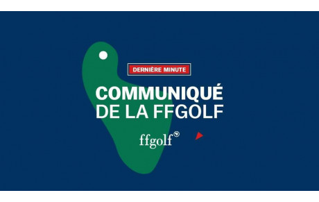 Réaction de la ffgolf au discours du Premier ministre Édouard Philippe