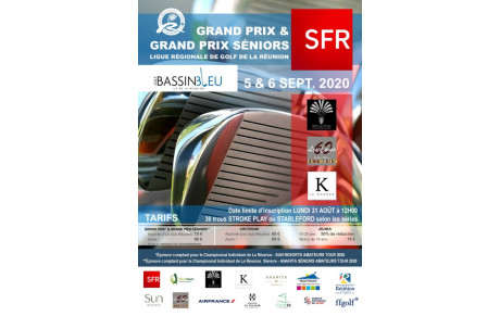GRAND PRIX SFR &amp; GRAND PRIX SENIORS SFR 2020 SAMEDI 5 &amp; DIMANCHE 6 SEPTEMBRE AU GOLF DU BASSIN BLEU 