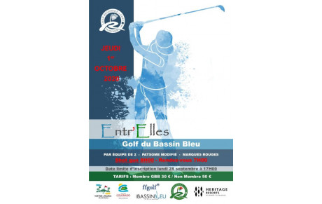 ENTR'ELLES 2020 JEUDI 1ER OCTOBRE GOLF DU BASSIN BLEU [ DEPARTS &amp; PROTOCOLE COVID-19 ]