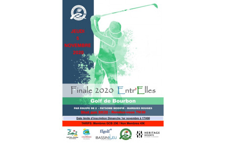 RESULTATS ENTR'ELLES 2020 FINALE JEUDI 05/11 AU GDB