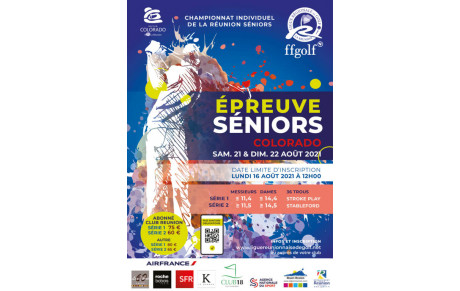ÉPREUVE SÉNIORS COLORADO LES 21 ET 22 AOÛT 2021