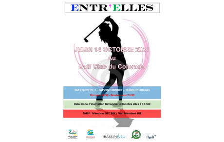 ENTR'ELLES JEUDI 14 OCTOBRE 2021 AU GOLF CLUB DU COLORADO