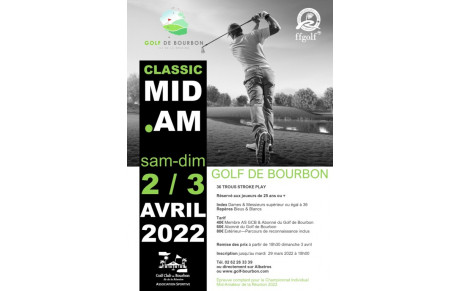 CLASSIC MID-AMATEUR DE BOURBON 2022
