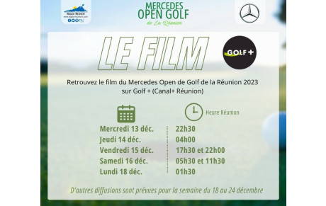 MERCEDES OPEN GOLF DE LA RÉUNION 2023 GOLF DE BOURBON