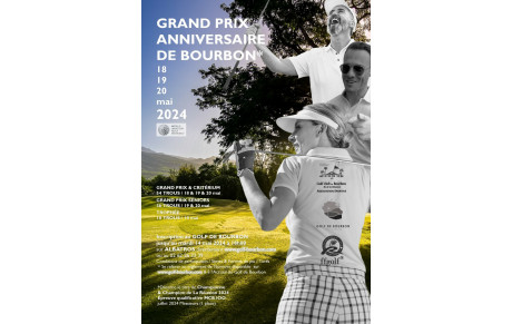 GRAND PRIX ANNIVERSAIRE DE BOURBON des 18 &amp; 19 &amp; 20 MAI 2024