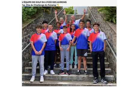 UNSS CHAMPIONNAT DE FRANCE DE GOLF 2024, LA RÉUNION A L'HONNEUR !!!