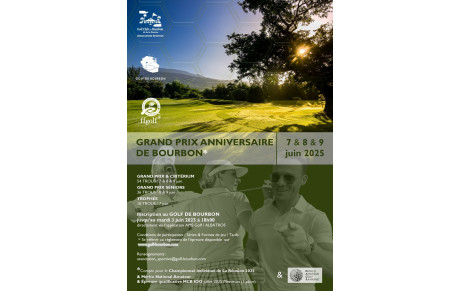 GRAND PRIX ANNIVERSAIRE DE BOURBON des 7 &amp; 8 &amp; 9 JUIN 2025